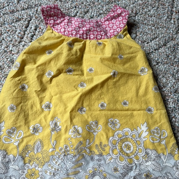 Marks & Soencer Autograph Girl Pink and Yellow Floral tunic sundress size‎ 4-5 - Picture 4 of 4